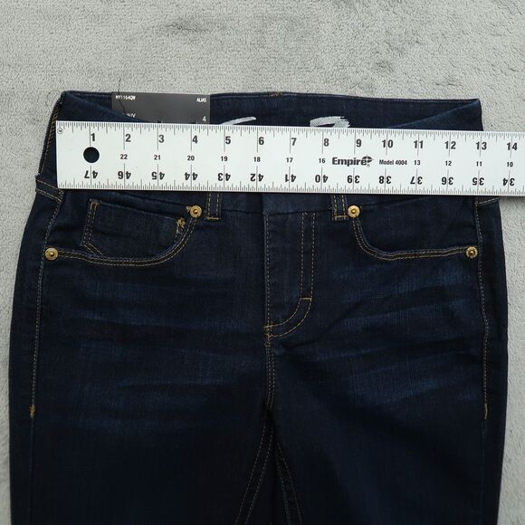 Seven7 Jeans Women's Size 4 Blue Mid-Rise Tummyless Skinny 29.5" Inseam NWT - Picture 15 of 16